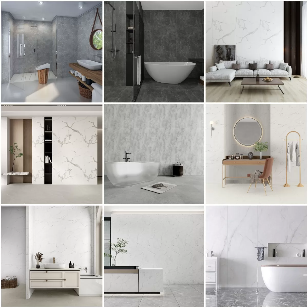 SPC Wall Panel applications SPC Wall Panel applications
